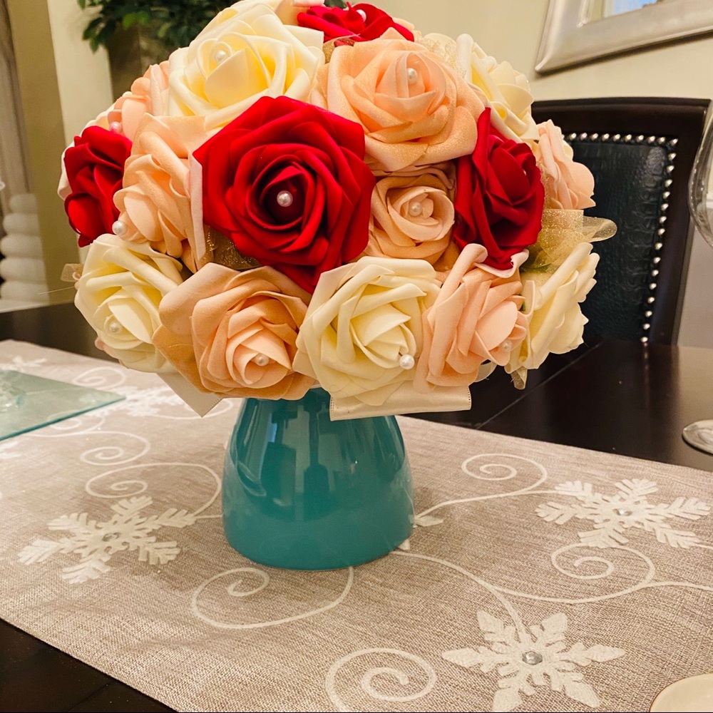 2 Edible Arrangement Flower Vases - Picture 2 of 8